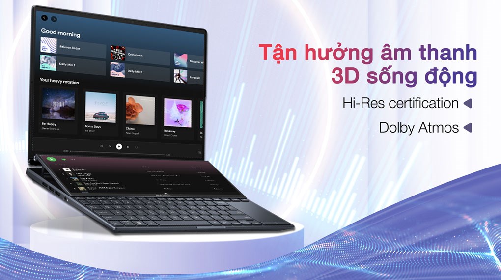 Laptop Asus Zenbook Pro 14 Duo OLED UX8402ZE i7 12700H/16GB/1TB/4GB RTX3050Ti/Touch/Pen/Túi/Win11 (M3044W)