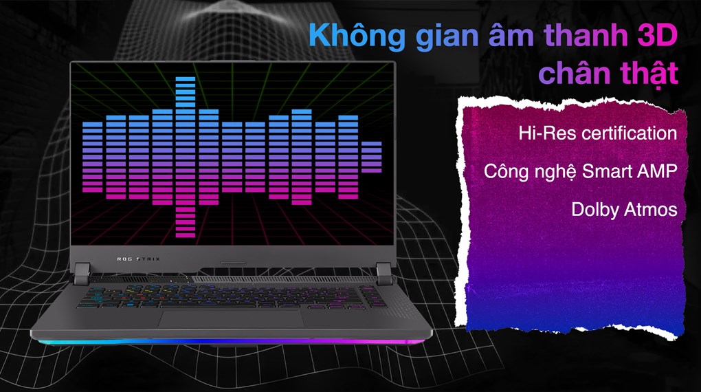 Laptop Asus Gaming ROG Strix G15 G513RM R7 6800H/16GB/512GB/6GB RTX3060/165Hz/Balo/Win11 (HQ055W)