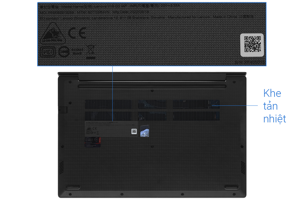Laptop Lenovo V15 G3 IAP i5 1235U/8GB/512GB/Win11 (82TT0064VN) Màu Đen