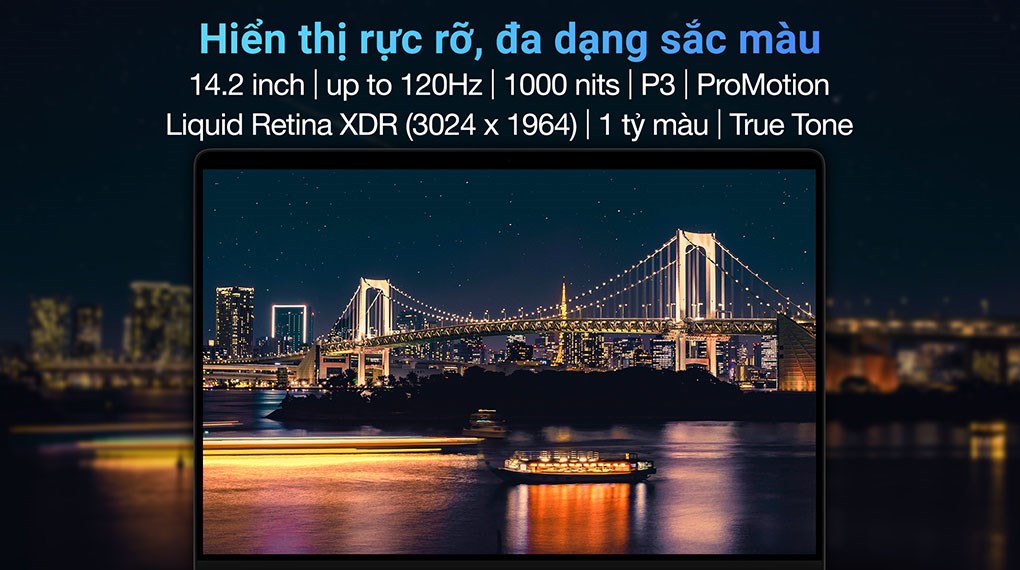 Laptop Apple MacBook Pro 14 inch M2 Pro 2023 10-core CPU/16GB/512GB/16-core GPU (MPHE3SA/A)