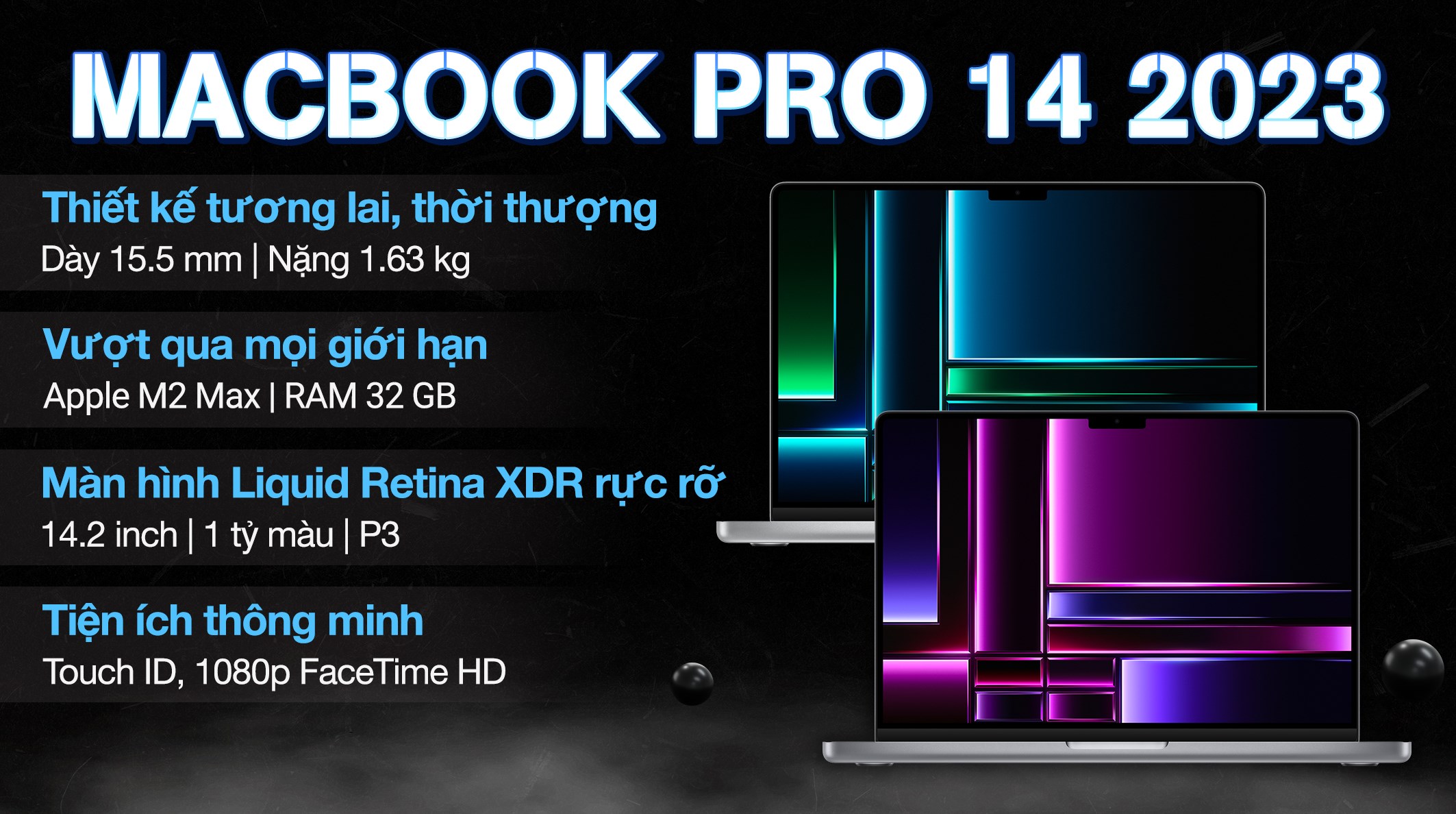 Laptop MacBook Pro 14 inch M2 Max 2023 12-core CPU/32GB/1TB/30-core GPU