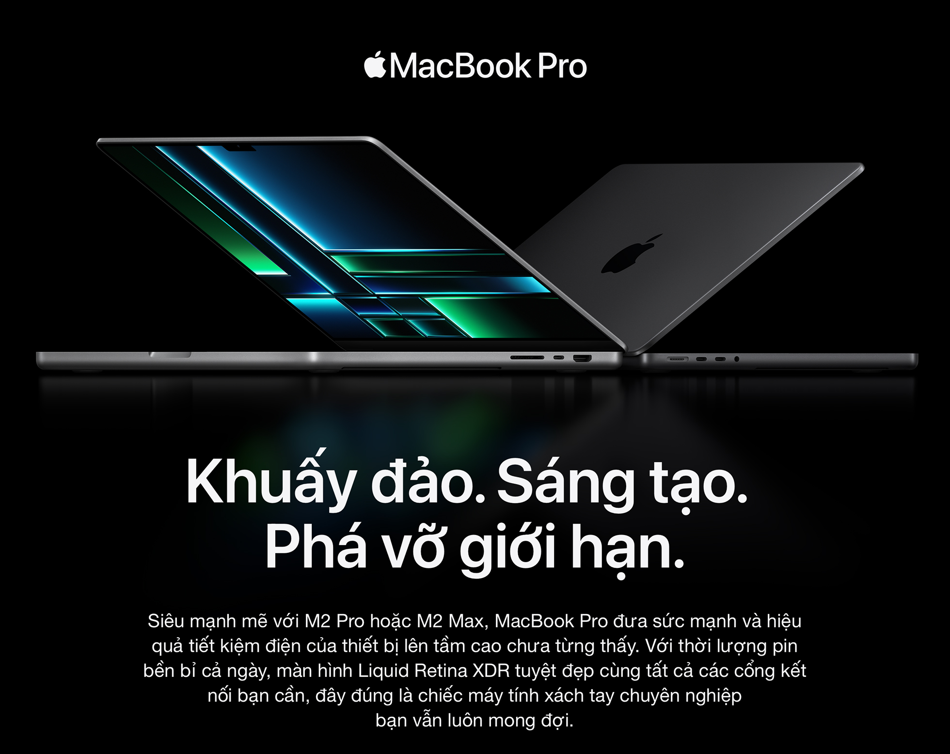 MacBook Pro 16 inch 2023 M2 Pro 19-core GPU - Tổng quan