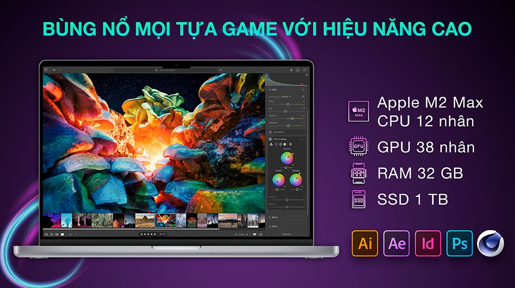 Laptop MacBook Pro 16 inch M2 Max 2023 12-core CPU/32GB/1TB/38-core GPU