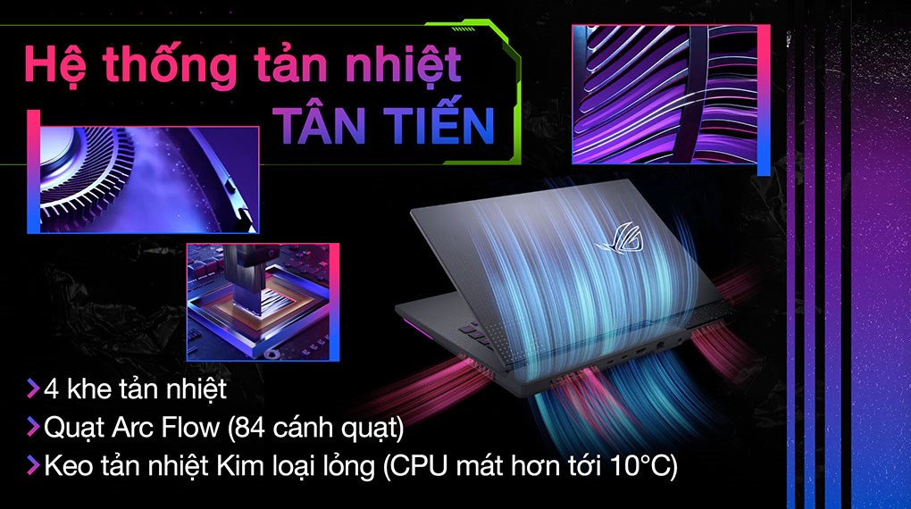 Laptop Asus Gaming ROG Strix G15 G513R R9 6900HX/16GB/1TB/8GB RTX3070Ti/165Hz/Balo/Win11 (HQ152W)