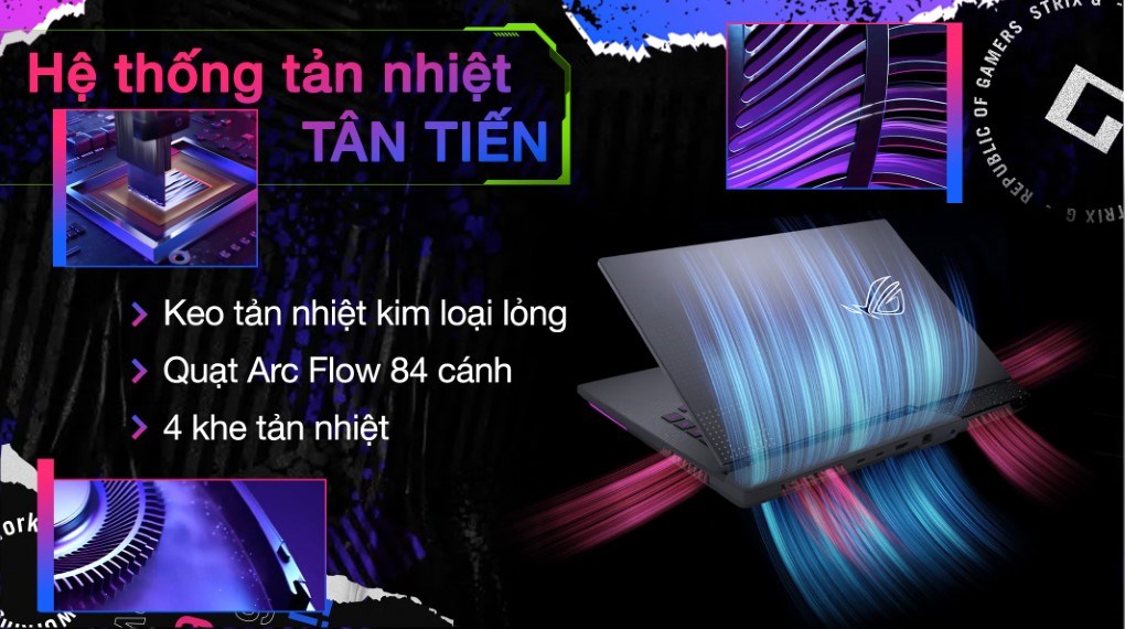 Laptop Asus Gaming ROG Strix G17 G713RW R9 6900HX/32GB/1TB/8GB RTX3070Ti/240Hz/Balo/Win11 (LL178W)