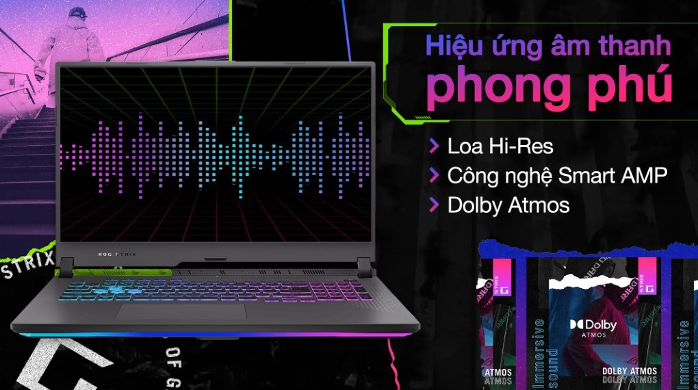 Laptop Asus Gaming ROG Strix G17 G713RW R9 6900HX/32GB/1TB/8GB RTX3070Ti/240Hz/Balo/Win11 (LL178W)