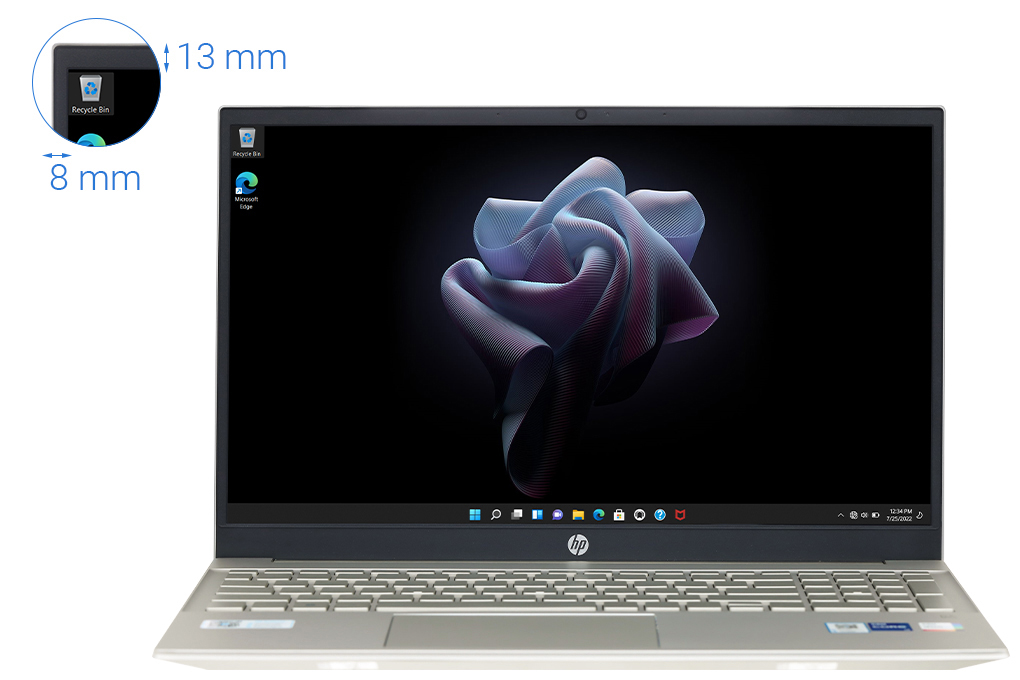 Laptop HP Pavilion 15 eg2088TU - 7C0R0PA (i7 1260P, 16GB, 512GB, Full HD, Win11) Màu Vàng