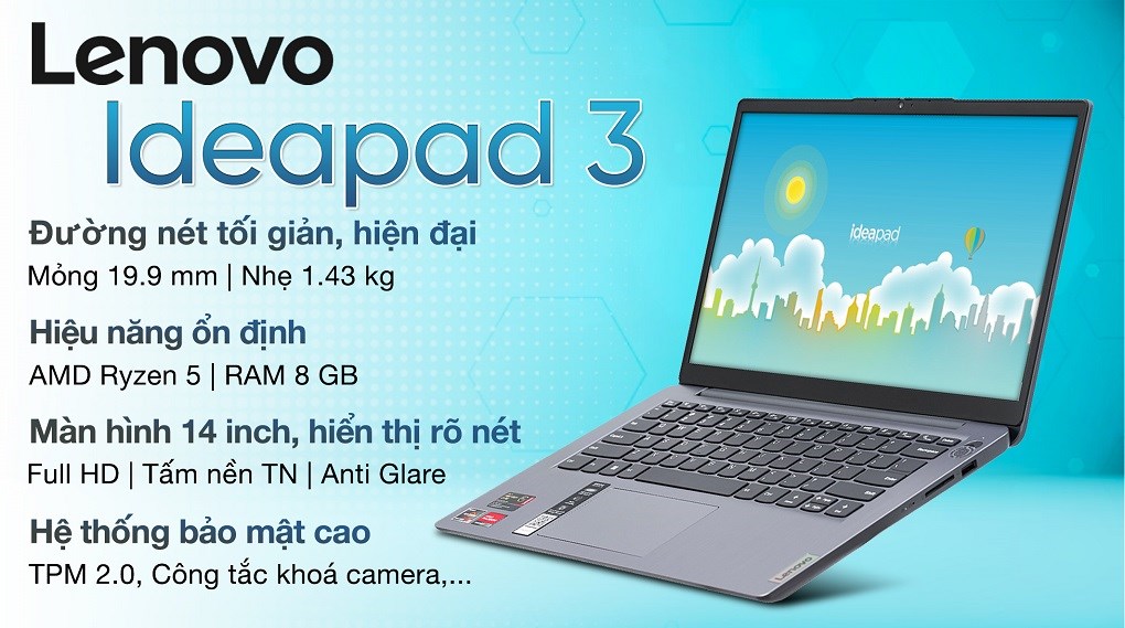 Bạn đang tìm kiếm một chiếc laptop đa năng, nhưng giá cả phải chăng? Lenovo Ideapad 3 có thể là sự lựa chọn tuyệt vời cho bạn. Với khả năng vận hành nhanh chóng, thiết kế thanh lịch và màn hình cực kỳ rõ nét, Ideapad 3 sẽ giúp bạn giải quyết mọi nhu cầu công việc và giải trí.