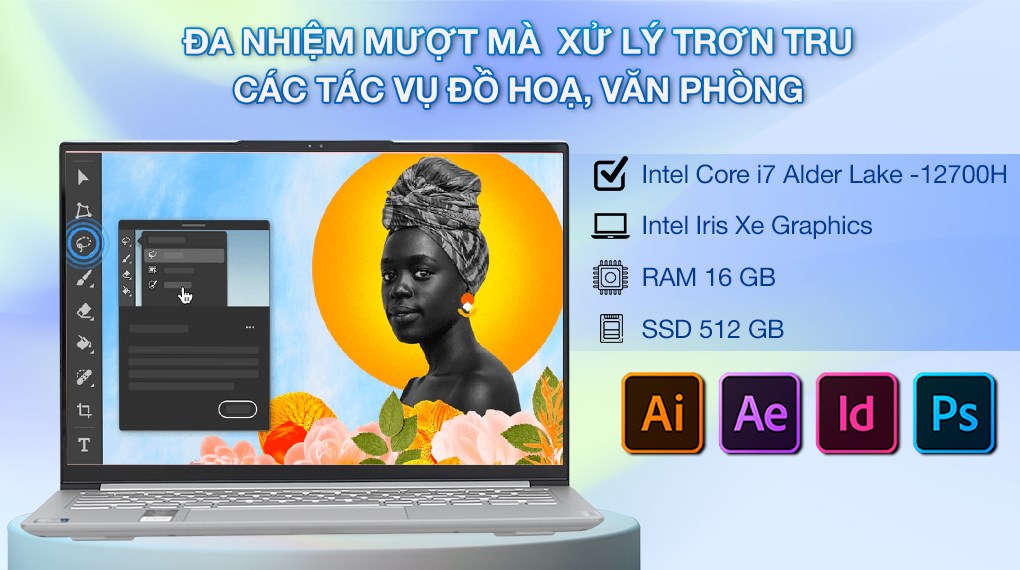 Laptop Lenovo Yoga Slim 7 Pro 14IAH7 i7 (82UT006CVN) - Chính hãng, trả góp