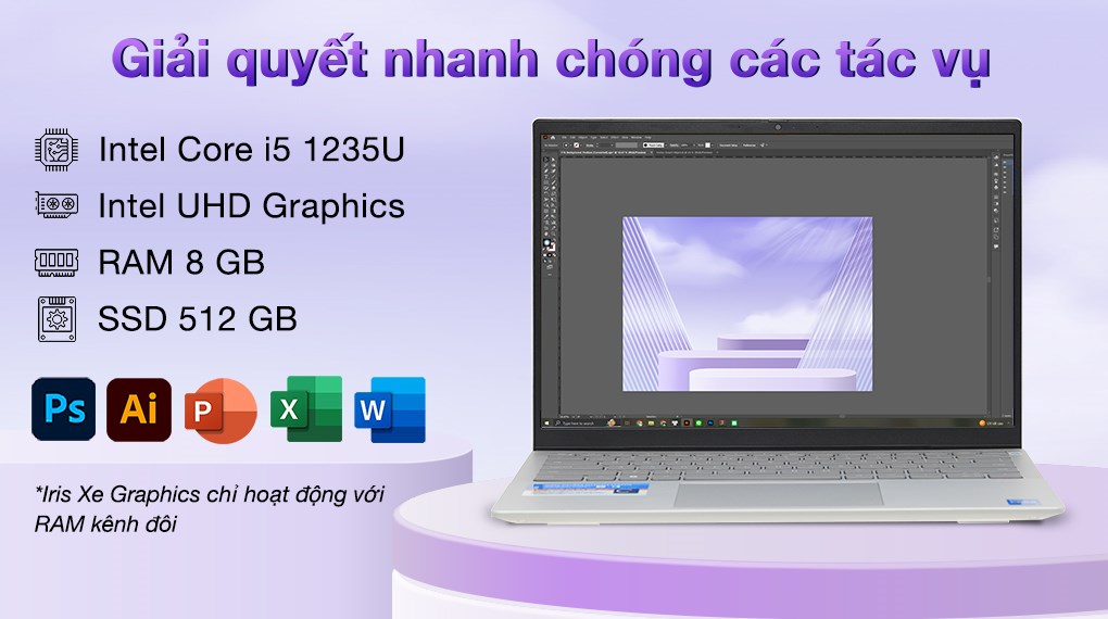 Laptop Dell Inspiron 14 5420 i5 1235U/8GB/512GB/OfficeHS/Win11 (i5U085W11SLU)