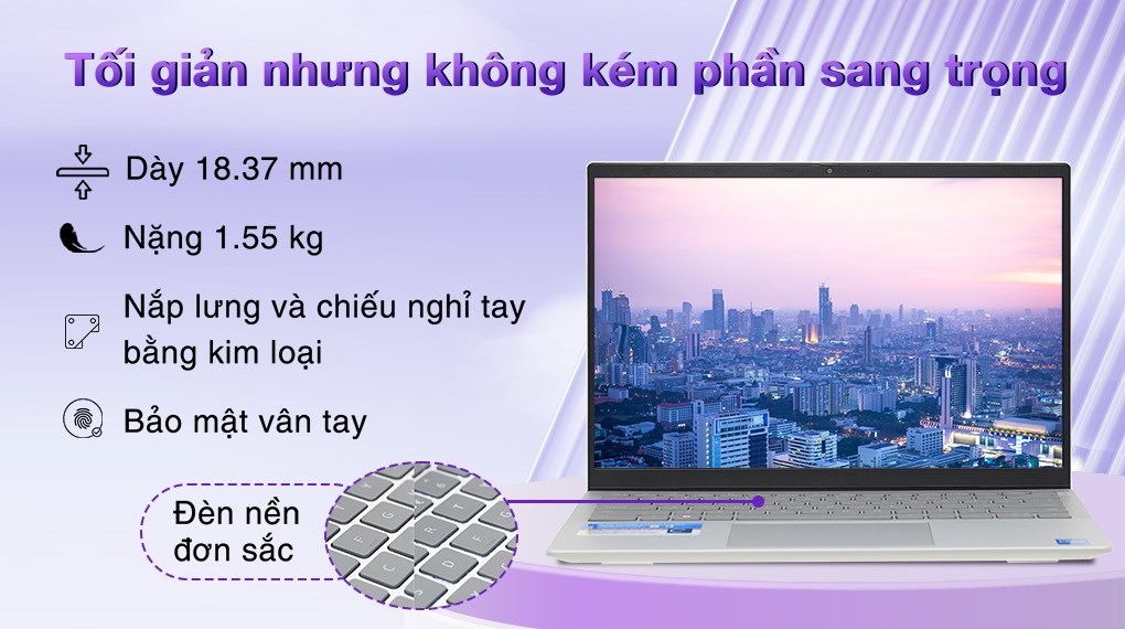 Laptop Dell Inspiron 14 5420 i5 1235U/8GB/512GB/OfficeHS/Win11 (i5U085W11SLU)