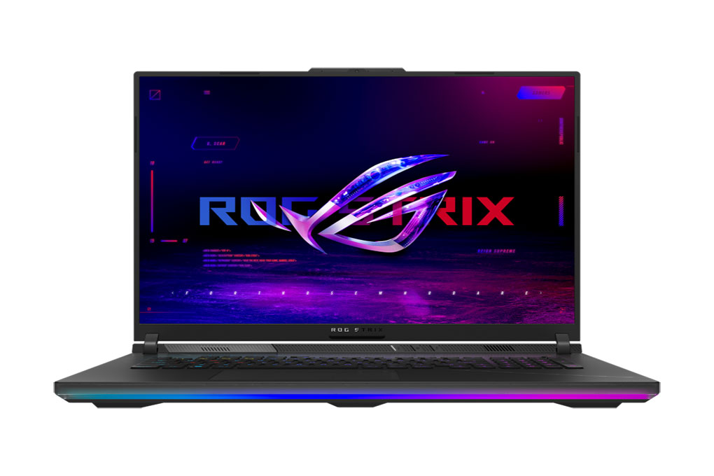 Laptop Asus Gaming ROG Strix SCAR 18 G834JY i9 13980HX/64GB/2TB/16GB RTX4090/240Hz/Balo/Chuột/Win11(N6039W) Màu Đen