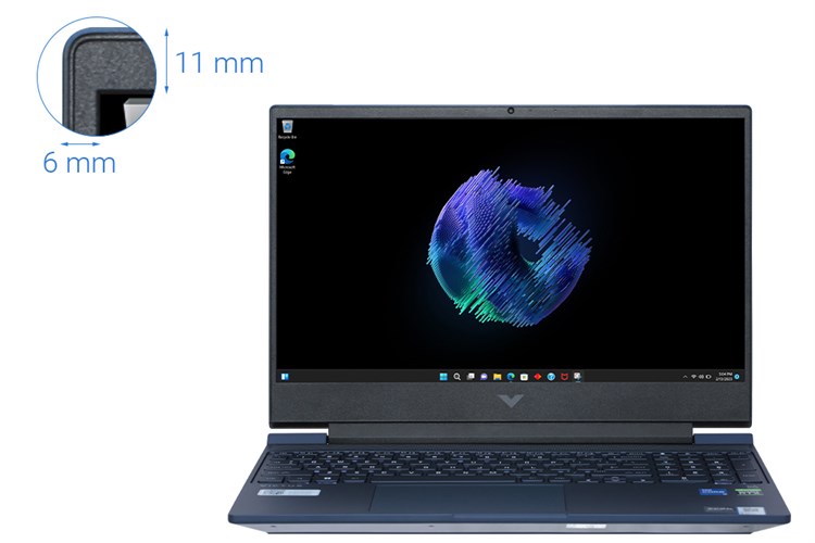 Laptop HP Gaming VICTUS 15 fa0111TX i5 12500H/16GB/512GB/4GB RTX3050Ti/144Hz/Win11 (7C0R4PA) Màu Xanh