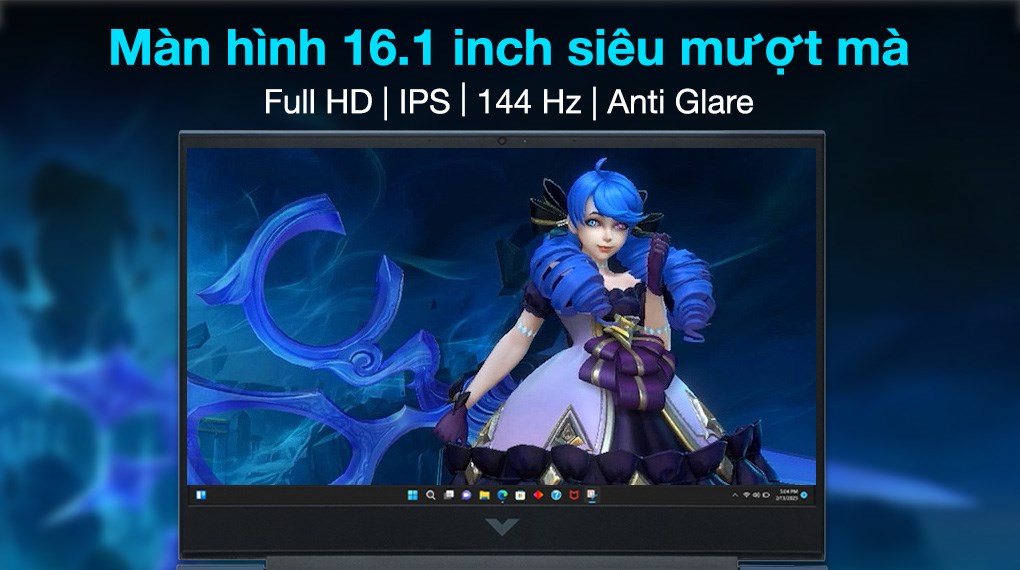Laptop HP Gaming VICTUS 16 e1102AX R7 6800H/16GB/512GB/4GB RTX3050Ti/144Hz/Win11 (7C139PA)
