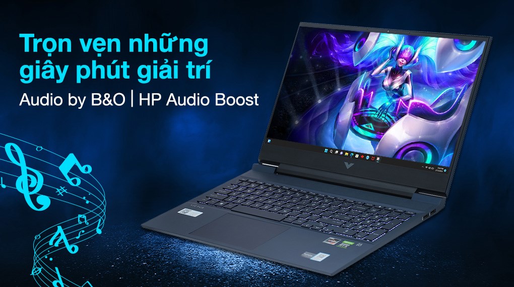Laptop HP Gaming VICTUS 16 e1102AX R7 6800H/16GB/512GB/4GB RTX3050Ti/144Hz/Win11 (7C139PA)