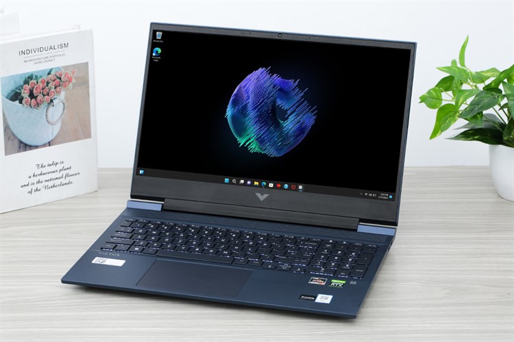 Laptop HP Gaming VICTUS 16 e1102AX R7 6800H/16GB/512GB/4GB RTX3050Ti/144Hz/Win11 (7C139PA) Màu Xanh