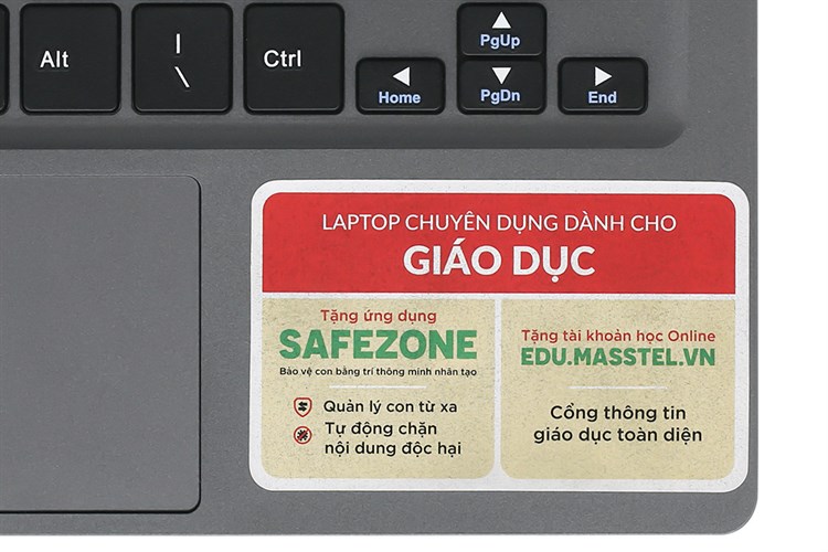 Laptop Masstel E116 N4020/4GB/128GB/Win10 Pro Màu Xám