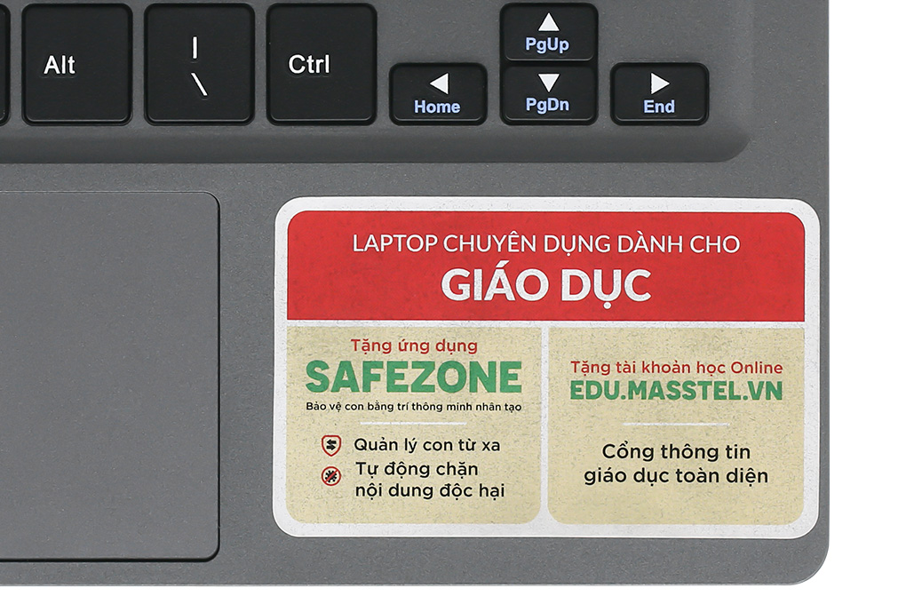 Laptop Masstel E116 N4020/4GB/128GB/Win10 Pro Màu Xám
