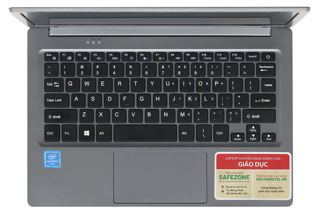 Laptop Masstel E116 N4020/4GB/128GB/Win10 Pro Màu Xám