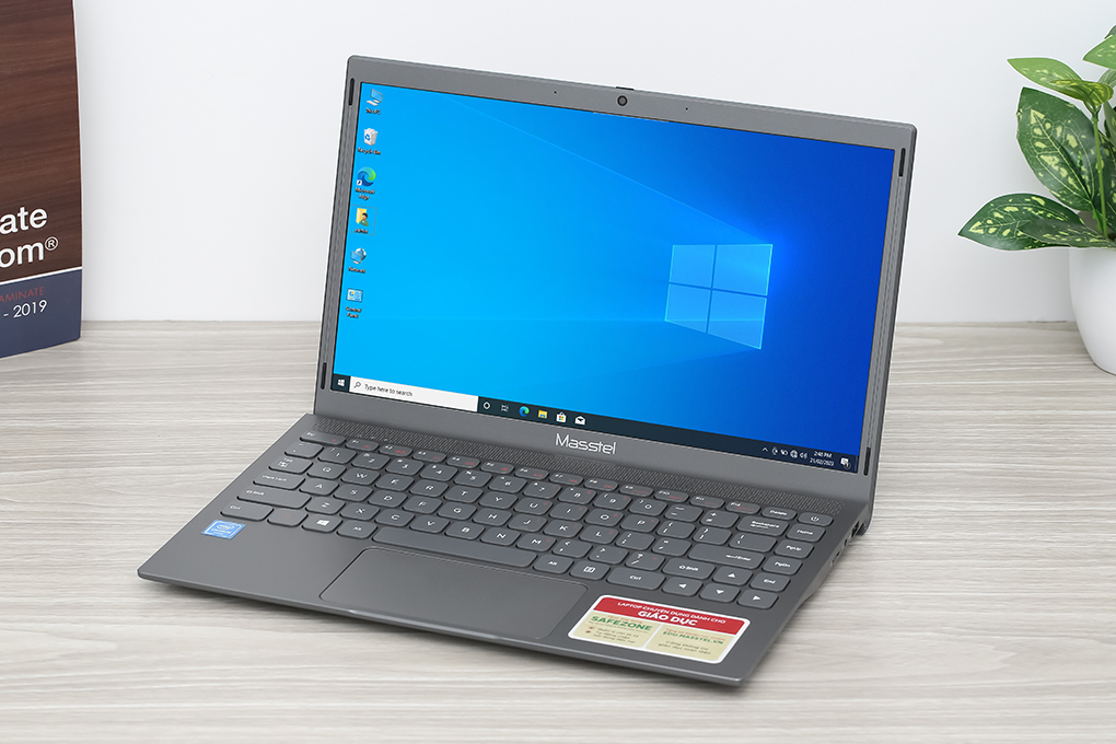 Laptop Masstel E140 N4120/4GB/128GB/Win10 Pro Màu Xám