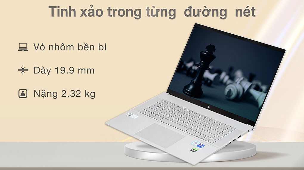 Laptop HP Envy 16 h0207TX i7 (7C0T4PA) - Thiết kế 