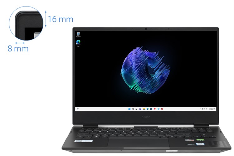 Laptop HP Gaming Omen 16 n0087AX R7 6800H/16GB/1TB SSD/6GB RTX3060/165Hz/Win11 (7C0T7PA) Màu Đen