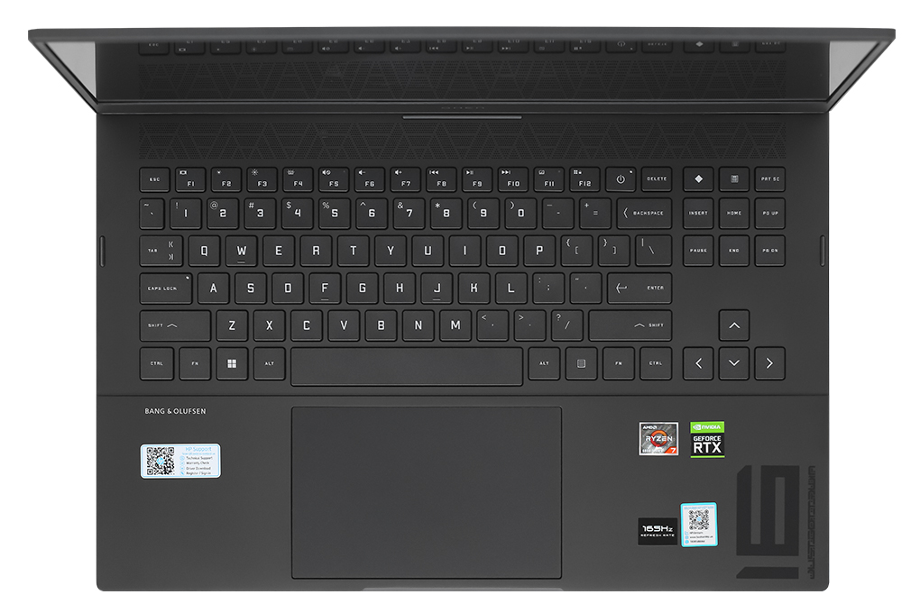 Laptop HP Gaming Omen 16 n0087AX R7 6800H/16GB/1TB SSD/6GB RTX3060/165Hz/Win11 (7C0T7PA) Màu Đen