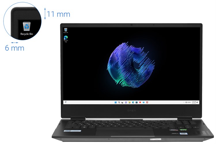 Laptop HP Gaming Omen 16 n0085AX R9 6900HX/32GB/1TB SSD/8GB RTX3070Ti/165Hz/Win11 (7C144PA) Màu Đen