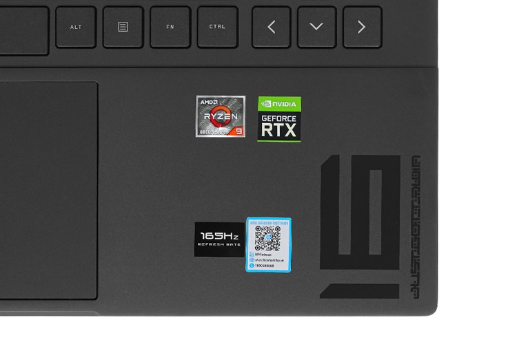 Laptop HP Gaming Omen 16 n0085AX R9 6900HX/32GB/1TB SSD/8GB RTX3070Ti/165Hz/Win11 (7C144PA) Màu Đen