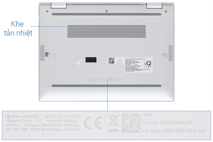 Laptop HP Elitebook X360 1040 G9 i7 1255U/16GB/512GB/Win11 Pro (6Z982PA) Màu Bạc