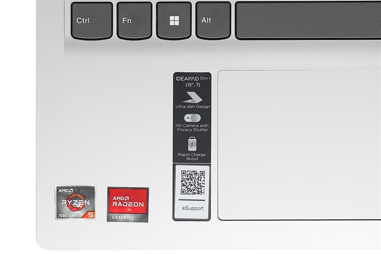 Laptop Lenovo IdeaPad 1 15AMN7 R5 7520U/8GB/256GB/Win11 (82VG0061VN) Màu Xám