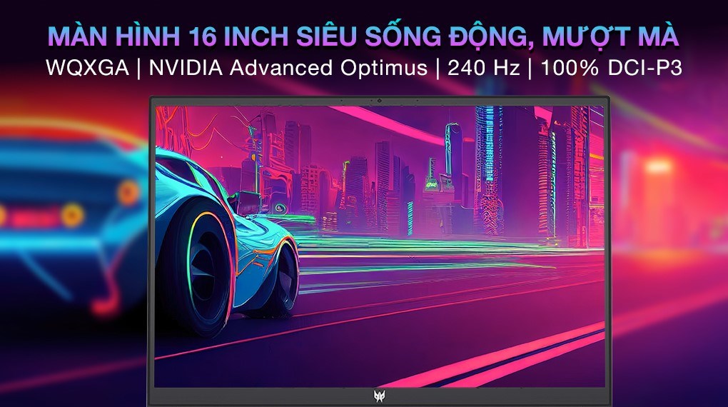 Laptop Acer Predator Helios PH16 71 94N1 i9 13900HX/32GB/2TB/12GB RTX4080/240Hz/Win11 (NH.QJSSV.002)