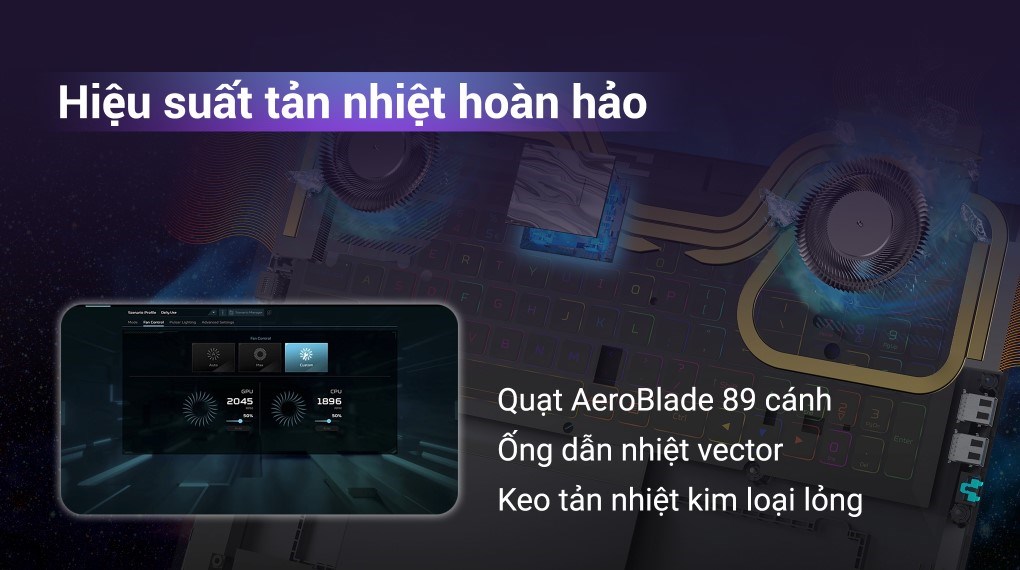 Laptop Acer Predator Helios PH18 71 94SJ i9 13900HX/32GB/2TB/12GB RTX4080/240Hz/Win11 (NH.QKRSV.002)