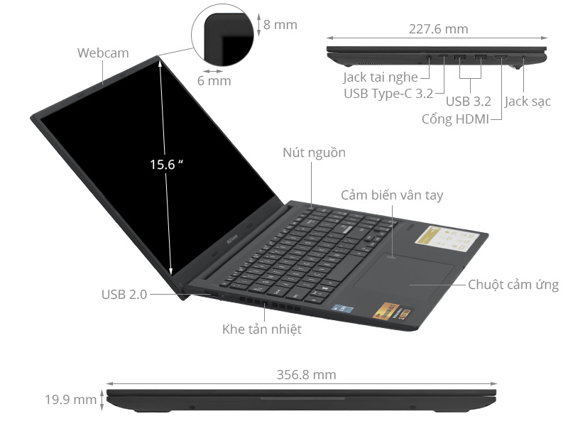 Asus Vivobook 15 OLED A1505VA i5 13500H/8GB/512GB/Win11 (L1052W)