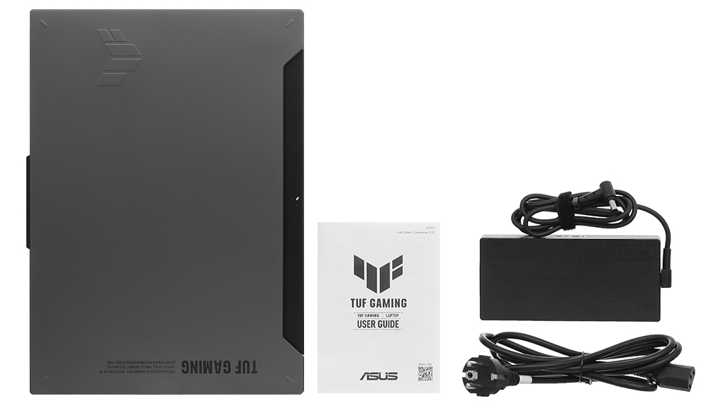 Bộ sản phẩm gồm: Thùng máy, Sạc Laptop Asus ( 240W ), Sách hướng dẫn