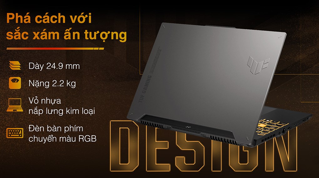 Laptop Asus TUF Gaming F15 FX507ZU4 i7 (LP520W) - Chính hãng, trả góp