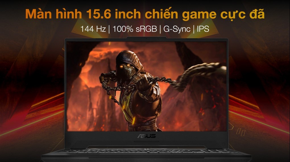 Laptop Asus TUF Gaming F15 FX507ZU4 i7 12700H/8GB/512GB/6GB RTX4050/144Hz/Win11 (LP520W)