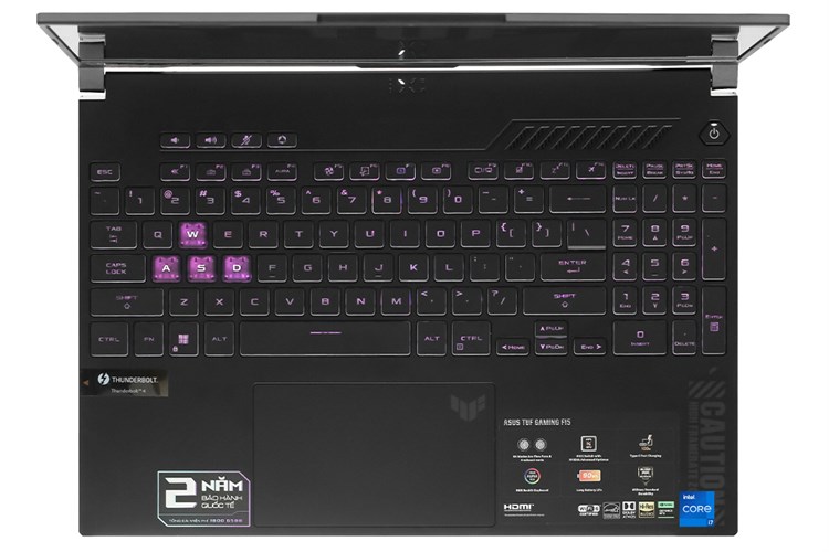 Laptop Asus TUF Gaming F15 FX507ZU4 i7 12700H/8GB/512GB/6GB RTX4050/144Hz/Win11 (LP520W) Màu Xám
