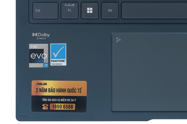 Laptop Asus Zenbook 14 Flip OLED UP3404VA i7 1360P/16GB/512GB/Touch/Pen/Cáp/Túi/Win11 (KN039W) Màu Xanh