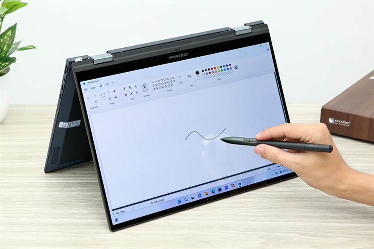 Laptop Asus Zenbook 14 Flip OLED UP3404VA i7 1360P/16GB/512GB/Touch/Pen/Cáp/Túi/Win11 (KN039W) Màu Xanh