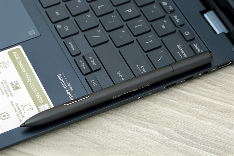 Laptop Asus Zenbook 14 Flip OLED UP3404VA i7 1360P/16GB/512GB/Touch/Pen/Cáp/Túi/Win11 (KN039W) Màu Xanh