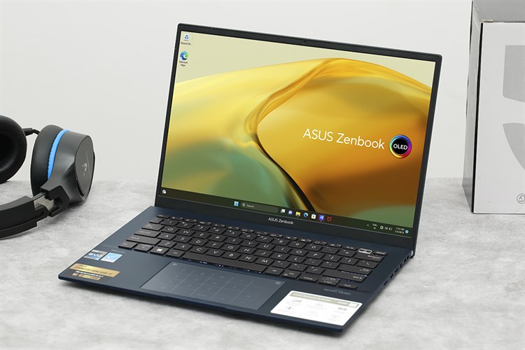 Laptop Asus Zenbook 14 OLED UX3402VA i5 1340P/16GB/512GB/Cáp/Túi/Win11 (KM085W) Màu Xanh