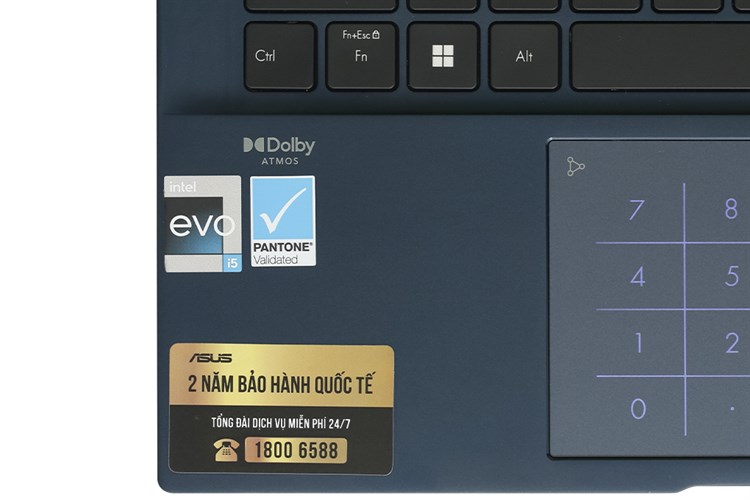 Laptop Asus Zenbook 14 OLED UX3402VA i5 1340P/16GB/512GB/Cáp/Túi/Win11 (KM085W) Màu Xanh