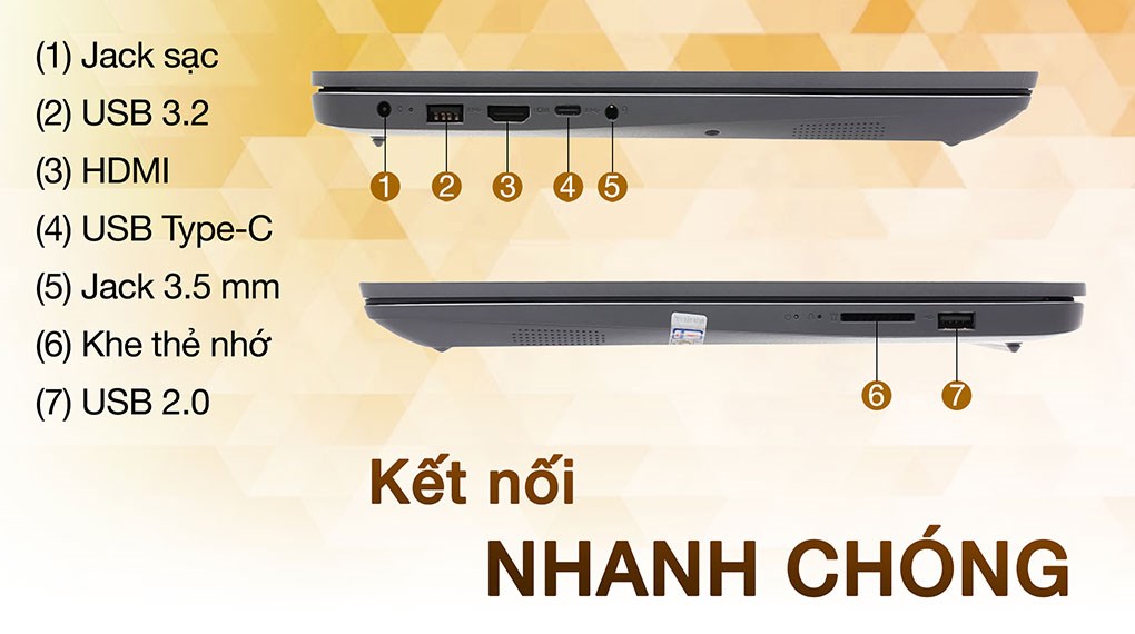 Laptop Lenovo Ideapad 3 15ITL6 i5 1155G7/8GB/512GB/Win11 (82H803CVVN)