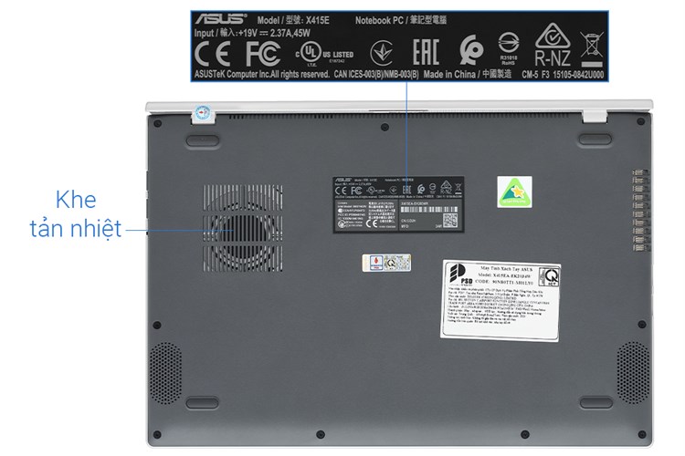 Laptop Asus Vivobook X415EA i3 1115G4/8GB/256GB/Win11 (EK2034W) Màu Bạc