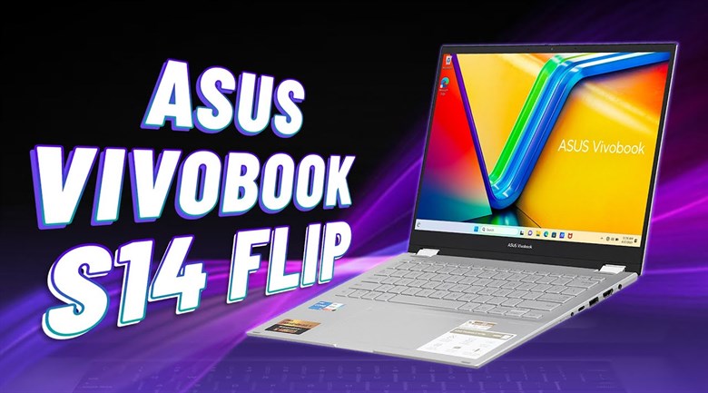Laptop Asus Vivobook S 14 Flip TP3402VA i5 13500H/16GB/512GB/Touch/Win11 (LZ031W)