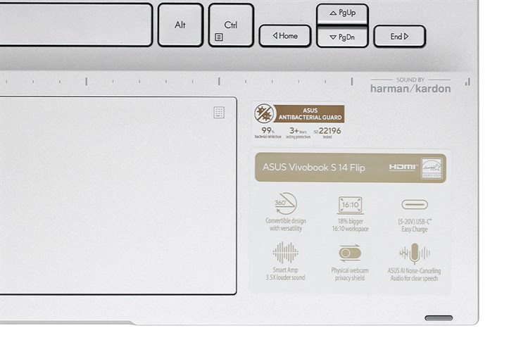 Laptop Asus Vivobook S 14 Flip TP3402VA i5 13500H/16GB/512GB/Win11 (LZ031W) Màu Bạc