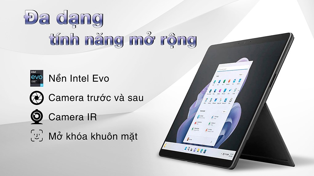 Laptop Surface Pro 9 i5 1235U/8GB/256GB/Touch/120Hz/Win11