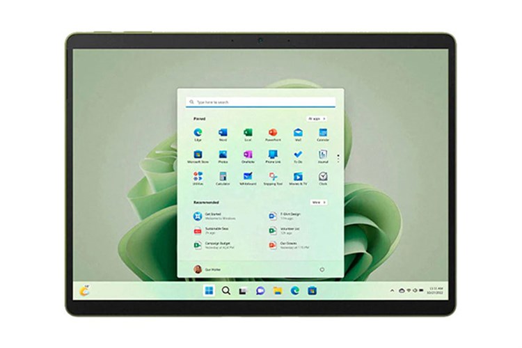 Laptop Surface Pro 9 i5 1235U/8GB/256GB/Touch/120Hz/Win11 Màu Xanh lá