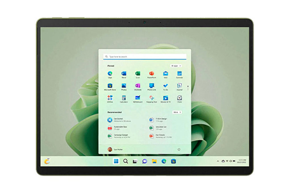 Laptop Surface Pro 9 i5 1235U/8GB/256GB/Touch/120Hz/Win11 Màu Xanh lá